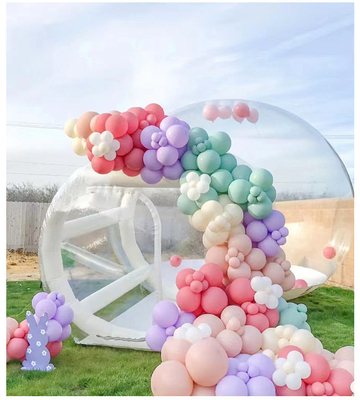 Venta caliente Acampada al aire libre Fiesta de bodas Transparente PVC inflada tienda de burbujas para niños