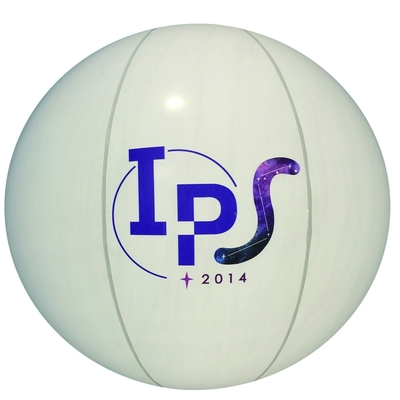 Flashing inflables de helio a prueba de agua led luz luna planeta globo con palos para la fiesta de Navidad decoraciones de eventos