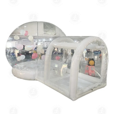 Nuevo estilo inflables pabellón tienda de burbujas NiñosCasa de saltoCúpula de burbujas con vuelo de globo