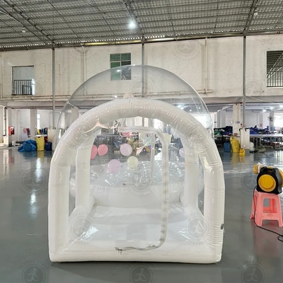 Nuevo estilo inflables pabellón tienda de burbujas NiñosCasa de saltoCúpula de burbujas con vuelo de globo