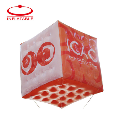 Balón volante de helio inflable de PVC sellado por aire con logotipo para publicidad