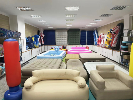 Sofá de cama inflables de PVC plegable de alta calidad con bomba de aire
