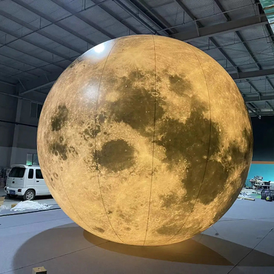Popular de la decoración de la publicidad de la luna inflable grandes planetas colgantes inflables
