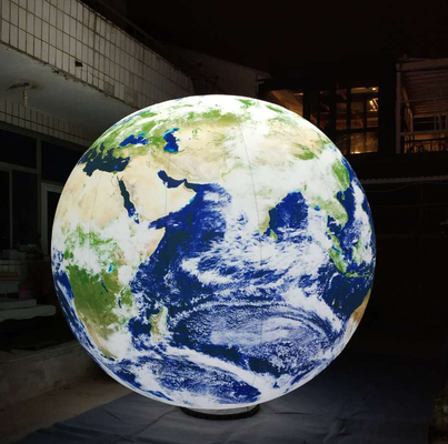Tamaño personalizado Sistema solar inflable Planeta globo LED Iluminación colgante Planetas inflables