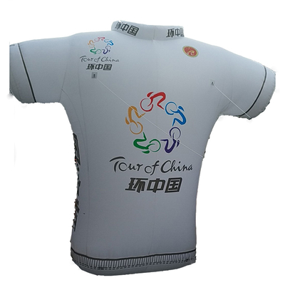 tamaño personalizado color ropa inflable camiseta inflable para publicidad
