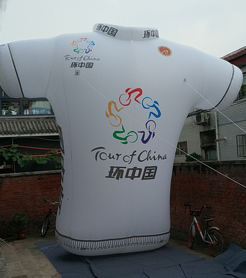 tamaño personalizado color ropa inflable camiseta inflable para publicidad