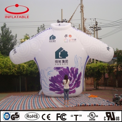 tamaño personalizado color ropa inflable camiseta inflable para publicidad