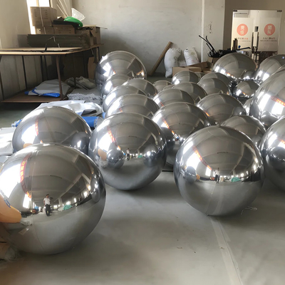 Decoración comercial de PVC bola inflable Gran decoración brillante inflables Espejo bola