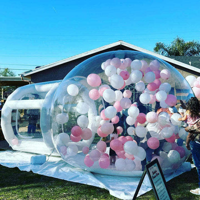 CE aprobado bomba de aire soplador material PVC transparente niños juegan casa de globo burbuja