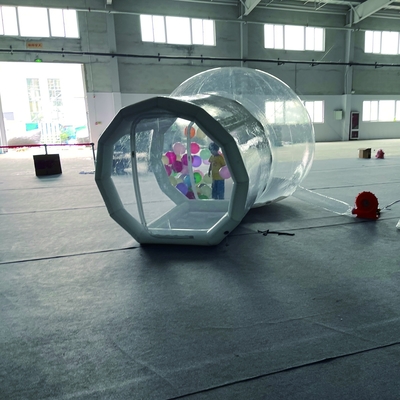 Venta caliente Acampada al aire libre Fiesta de bodas PVC transparente Casa de cúpula de burbujas inflable para niños