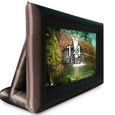 Pantalla de proyector de 16F de alta calidad para exteriores Pantalla de cine inflable Pantalla de LED inflable