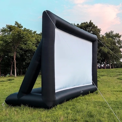 Pantalla de proyector de 16F de alta calidad para exteriores Pantalla de cine inflable Pantalla de LED inflable