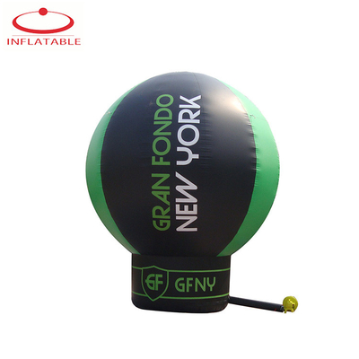 Gran globo lunar inflable para la decoración de la publicidad gigante modelo de luna inflable con luz LED /