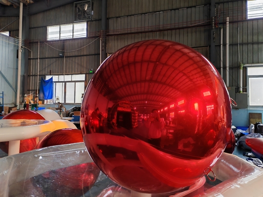 Venta caliente Tamaño personalizado Colores metálicos Decorativos Espejo Bola Gran Brillante Gigante Globos inflables