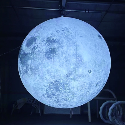 Balón lunar inflable gigante planetario publicitario de helio
