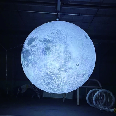 Balón lunar inflable gigante planetario publicitario de helio
