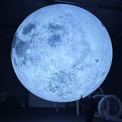 Balón lunar inflable gigante planetario publicitario de helio