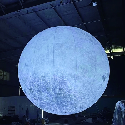 Balón lunar inflable gigante planetario publicitario de helio