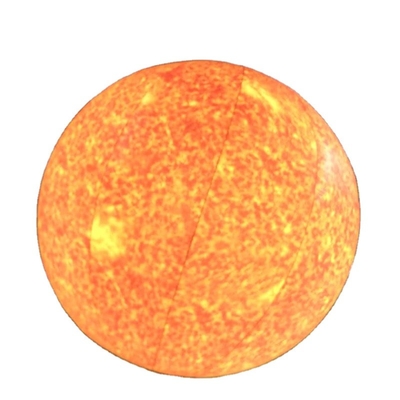Gran globo de la luna y el sol inflable para la decoración de la publicidad gigante modelo de luna inflable con led blanco caliente y c