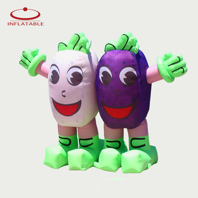 Mascota de Navidad de tamaño personalizado de mascota inflable disfraz personalizado mascota de Navidad inflable