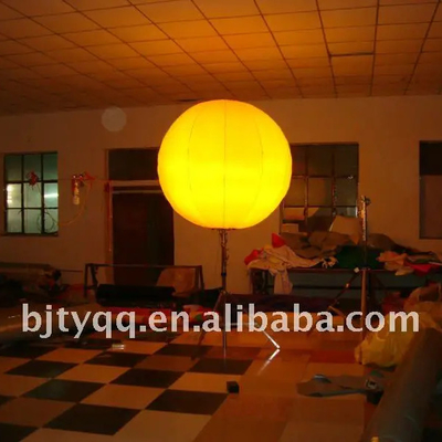 Venta caliente de cambio de color LED gigante globo de helio, iluminación globo inflable para publicidad