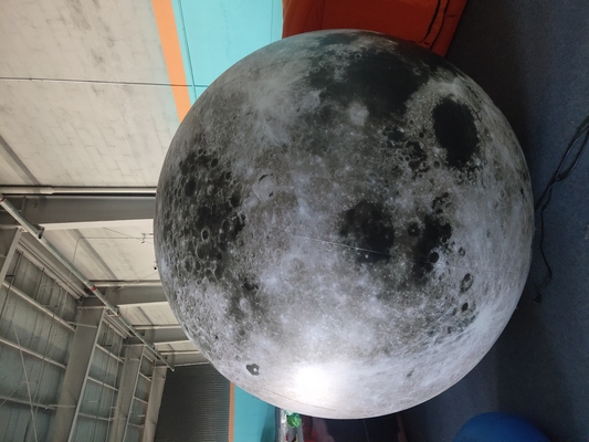 Decoración Usado Gigante Publicidad Modelo de Luna Inflable Con Luz Led Gran Balón Lunar Inflable Balones personalizados