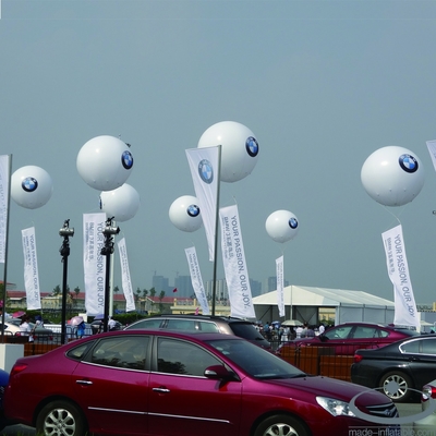 Publicidad exterior gigante globo de helio inflables para misiles globo de número de helio para la decoración