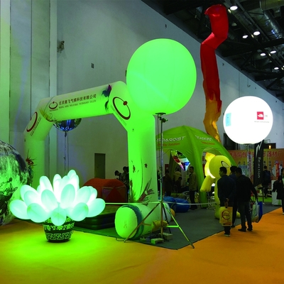 Decoraciones inflables de luna inflables globo inflable con iluminación LED en el interior globo de fiesta para decoraciones de conciertos