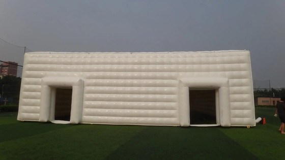 Luz LED globos de publicidad inflables carpa de cubo de aire inflable para alquiler