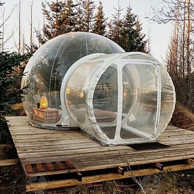 Tenda de burbujas transparente inflable para niños de fiesta
