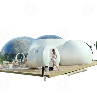 Tenda de burbujas transparente inflable para niños de fiesta