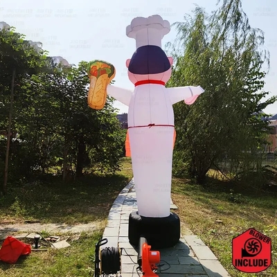 Muñeco de mano Balón de aire dibujos animados inflables Gigante agitando la mano
