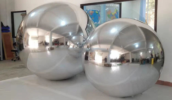 Doble capa de PVC Gran Espejo de Pelota Decorativa Exterior Inflable