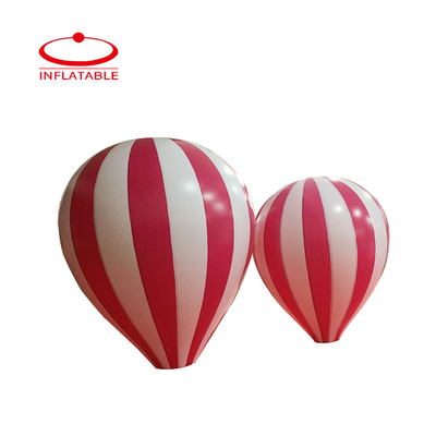 Balones inflables planetarios impermeables con palos para decoraciones de eventos de fiesta