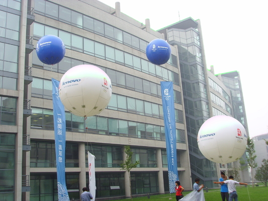 Balones inflables planetarios impermeables con palos para decoraciones de eventos de fiesta