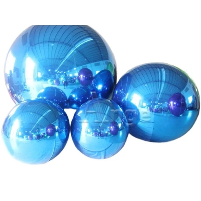 Festival gigante inflables bolas de espejo PVC comercial decorativo