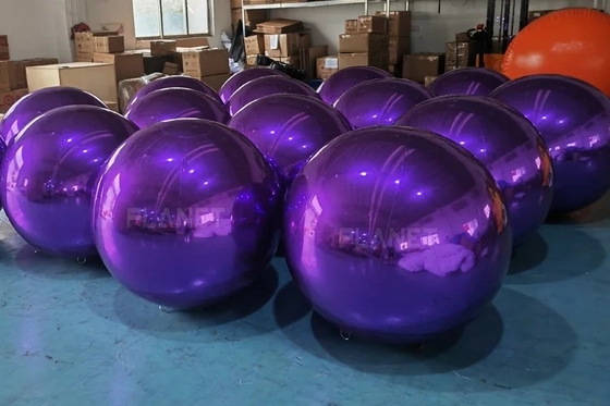 Certificado CE de PVC para la decoración de bolas de espejo inflables comerciales