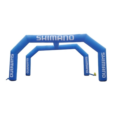 Promoción Impresión UV Logotipo Impreso Oxford Custom Arco Inflable Gigante Arcos Inflables con luz LED