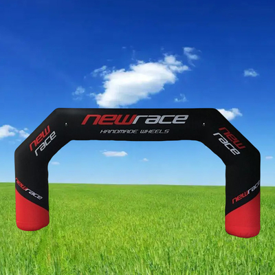 Eventos de carrera Arco de acabado inflable Sublimación de colorante térmico personalizado Arco de acabado inflable
