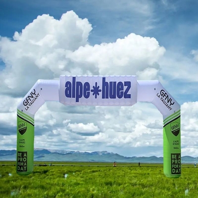 Arco inflable con logotipo personalizado para eventos deportivos