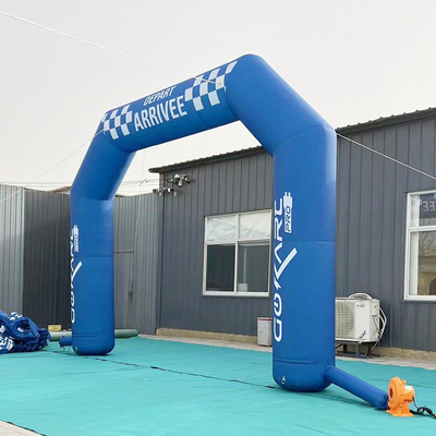 Por mayor Tamaño personalizado Inalámbrico Oxford Inflatable Arco de línea de acabado Arco inflable