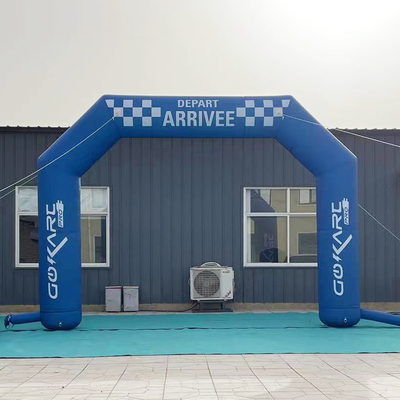 Por mayor Tamaño personalizado Inalámbrico Oxford Inflatable Arco de línea de acabado Arco inflable