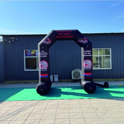 Logotipo de marca personalizado Publicidad al aire libre Usado OEM Tamaño Precio barato Arco inflable a la venta