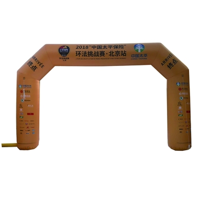 Fábrica de suministros Publicidad Arco inflable Maratón Inicio Linea de llegada Arco deportivo inflable