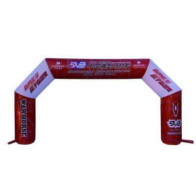 Fábrica de suministros Publicidad Arco inflable Maratón Inicio Linea de llegada Arco deportivo inflable