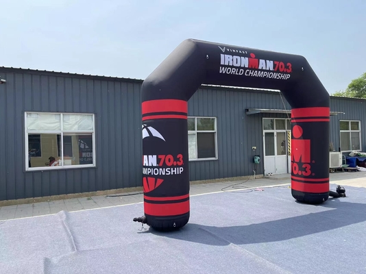 Puertas inflables de salida y llegada personalizadas/puertas inflables de arco deportivo en venta precio directo de fábrica