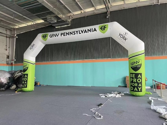 Puertas inflables de salida y llegada personalizadas/puertas inflables de arco deportivo en venta precio directo de fábrica