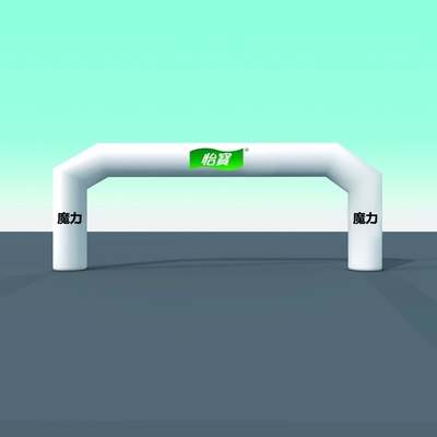 Arco de entrada inflable para exteriores personalizado arco inflable de carrera de inicio a línea de meta arco de puerta inflable para publicidad de eventos
