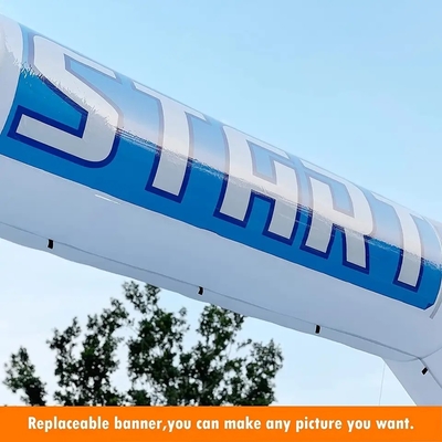 Fabrica mayorista logotipo personalizado marca de cinco lados arco inflable barato arco iris inflable para eventos