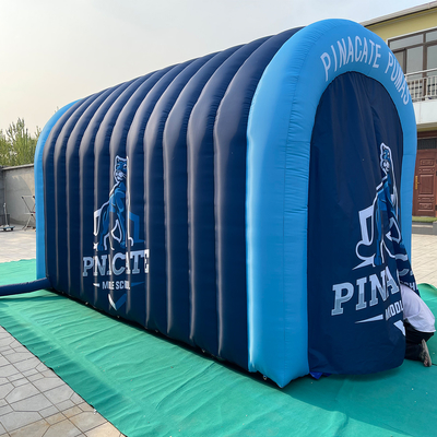 Impresión digital completa Inflable gigante del túnel personalizado al aire libre Inflable canal de publicidad inflable para eventos deportivos